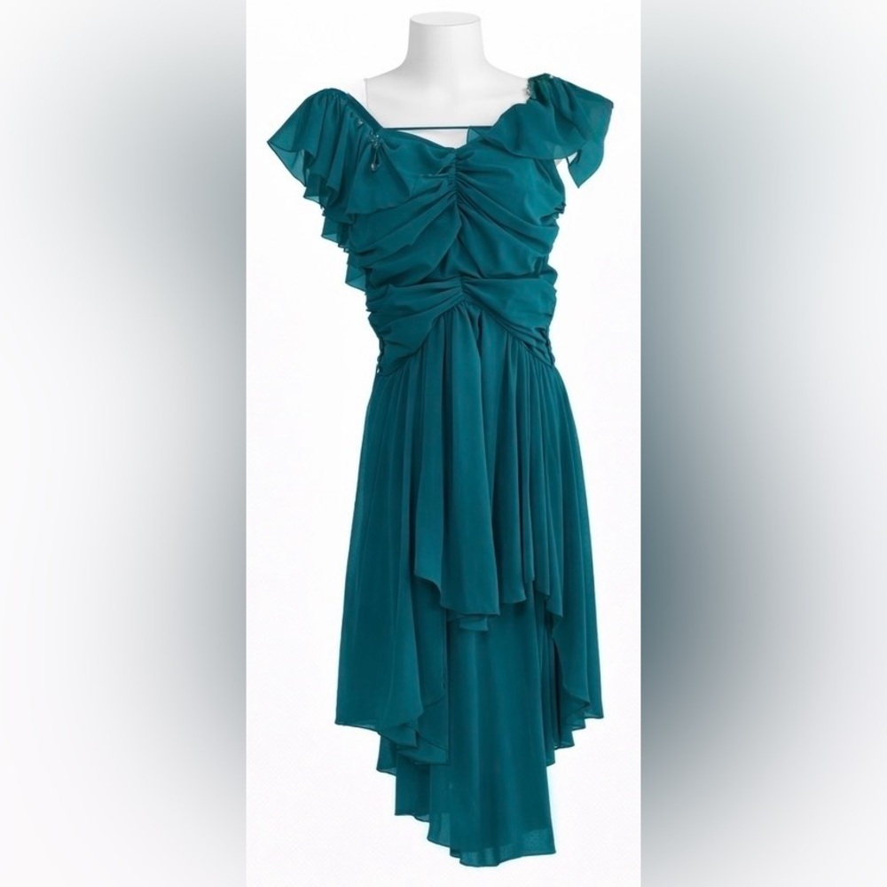 Elegant Teal dance costume